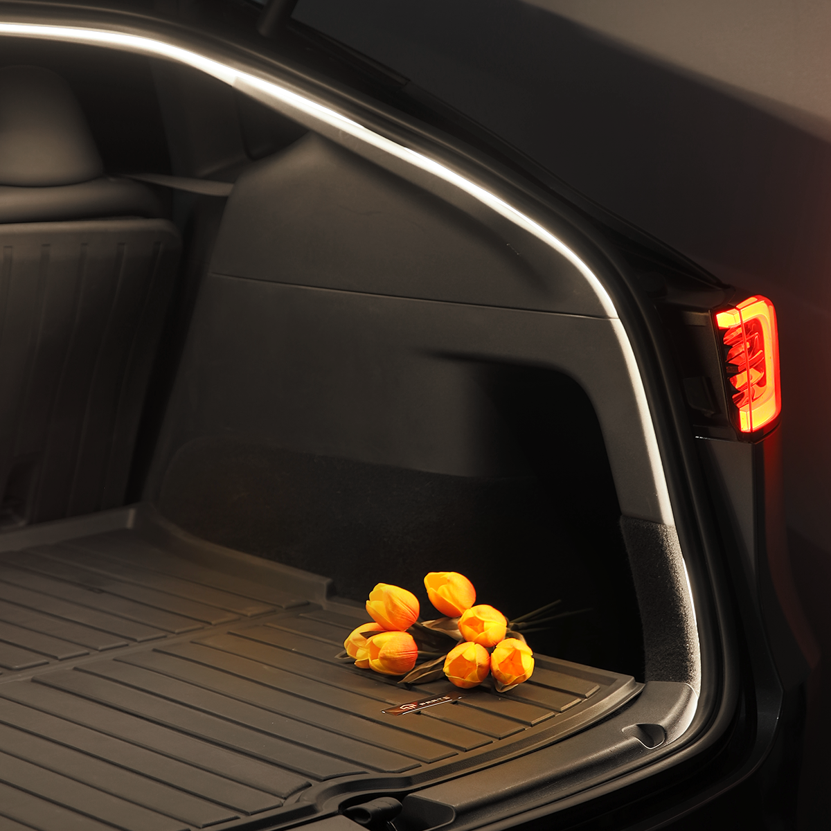 TPARTS 21-24年Model Y/煥新版Model Y Juniper 智能感應前/後行李箱雙色氛圍燈