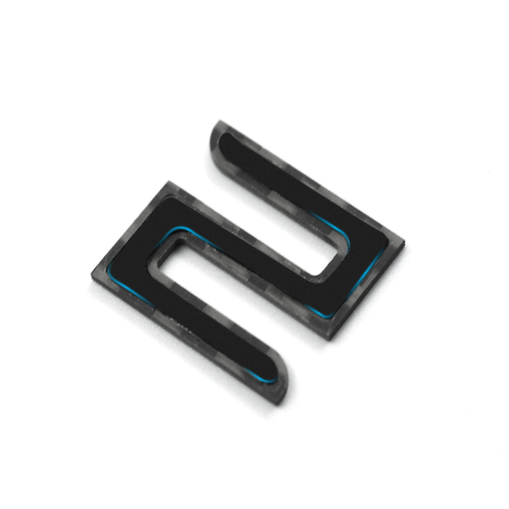 TPARTS Model 3/Y 真乾碳纖維 TESLA 前後字母車貼