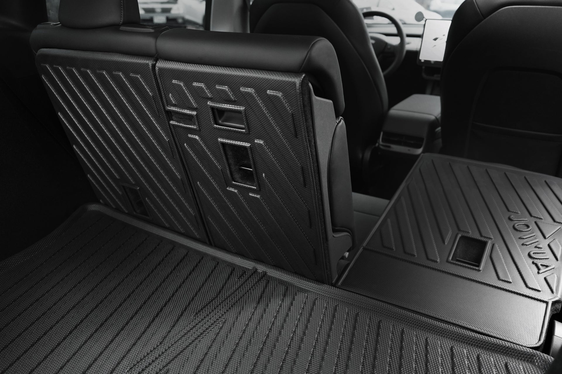 JOWUA 易開式防水行李廂墊|可加選『椅背墊組合』(Model Y 煥新版 2025+/2021-2024)