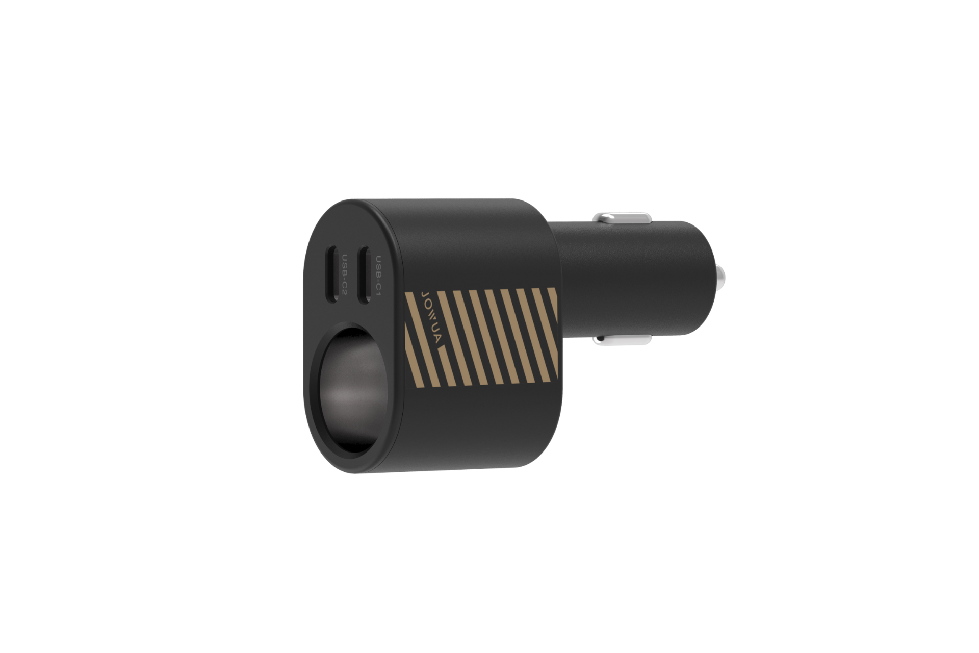 JOWUA 三合一 Type-C 擴充點菸器車充