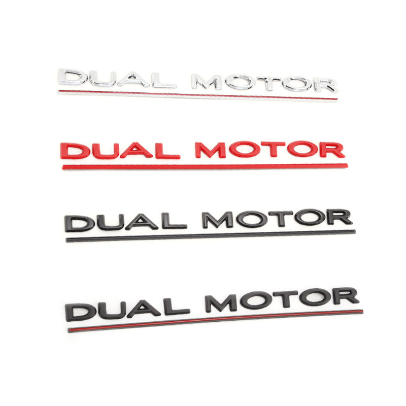Tesla Dual Motor Model 3 尾門貼標