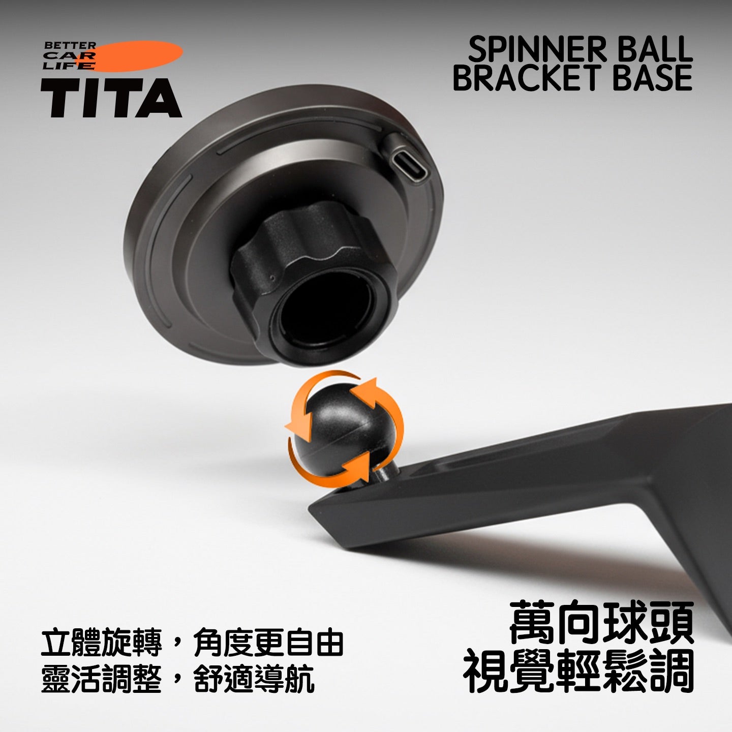 TITA 塔Pro - Model 3/Y/煥新版3/煥新版Y 無線磁吸車載專用手機快充支架