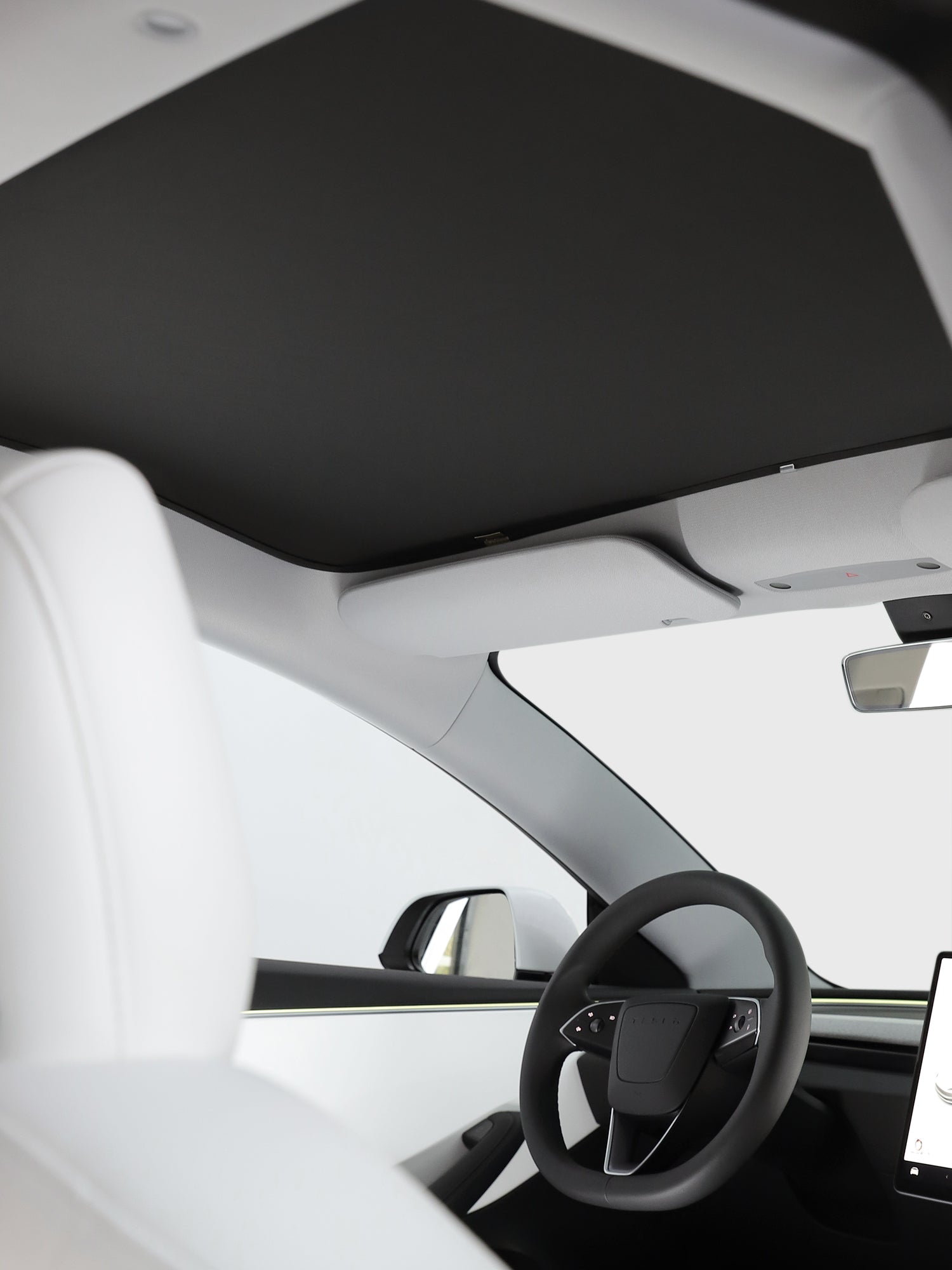 【夏季特惠商品】TPARTS 煥新版Model 3 Highland / 煥新版Model Y Juniper 分體式冰晶遮陽簾/遮陽傘組合