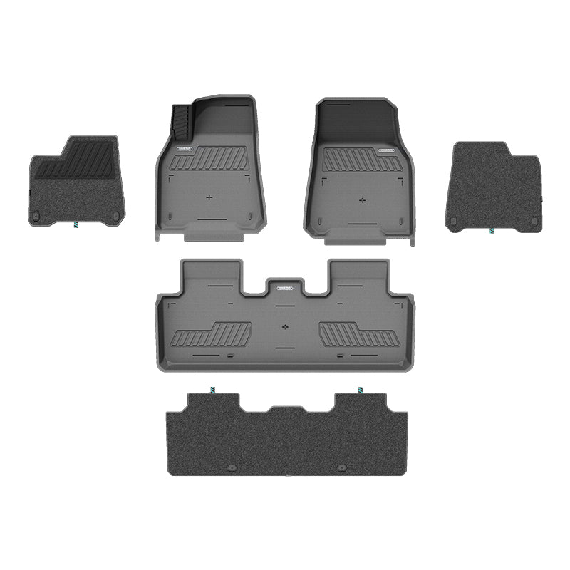 HALOBLK 黑洛 Model Y 超強史詩級雙層腳踏墊