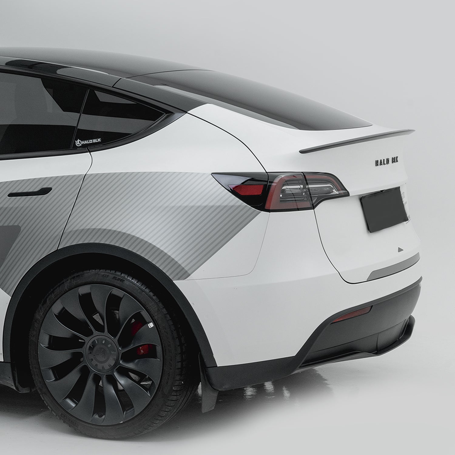 HALOBLK 黑洛 Model 3/Y/煥新版3/煥新版Y 真碳纖維尾翼 - 啞黑