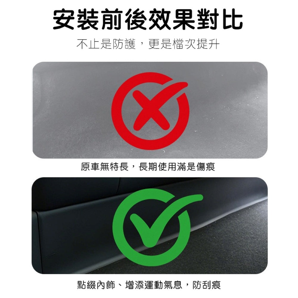 特斯拉 煥新版Model Y 後排座椅下保護墊