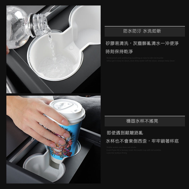 特斯拉 煥新版Model Y Juniper / 煥新版Model 3 Highland 後排矽膠水杯架