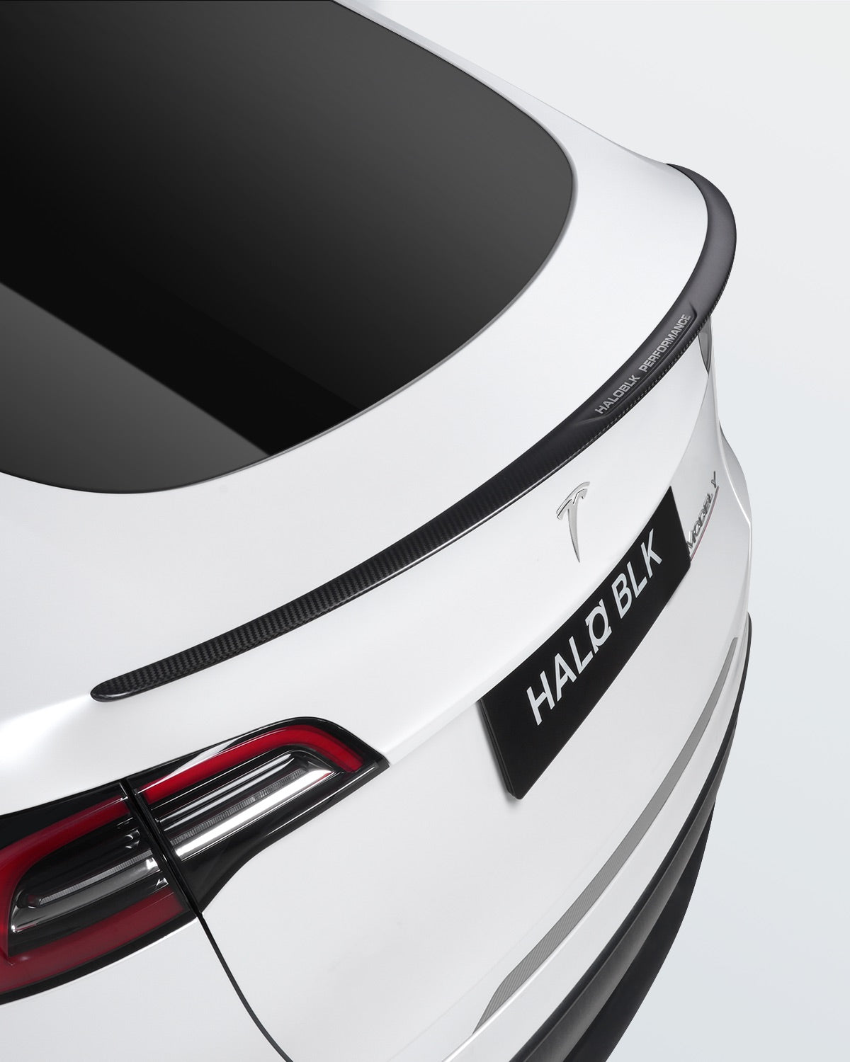 HALOBLK 黑洛 Model 3/Y/煥新版3/煥新版Y 真碳纖維尾翼 - 啞黑