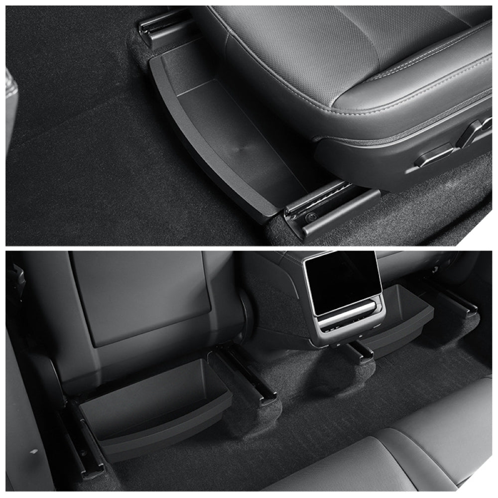 特斯拉 煥新版Model Y Juniper 前排/後排座椅下儲物盒