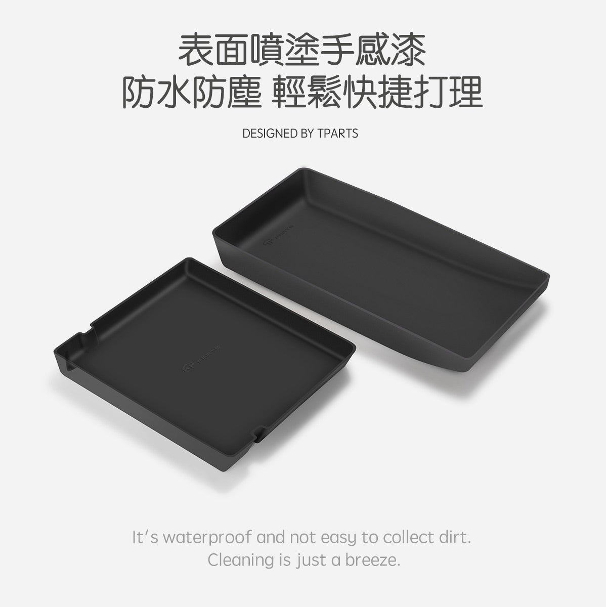 TPARTS 煥新版Model 3 Highland / 煥新版Model Y Juniper 中控+扶手箱矽膠下層墊