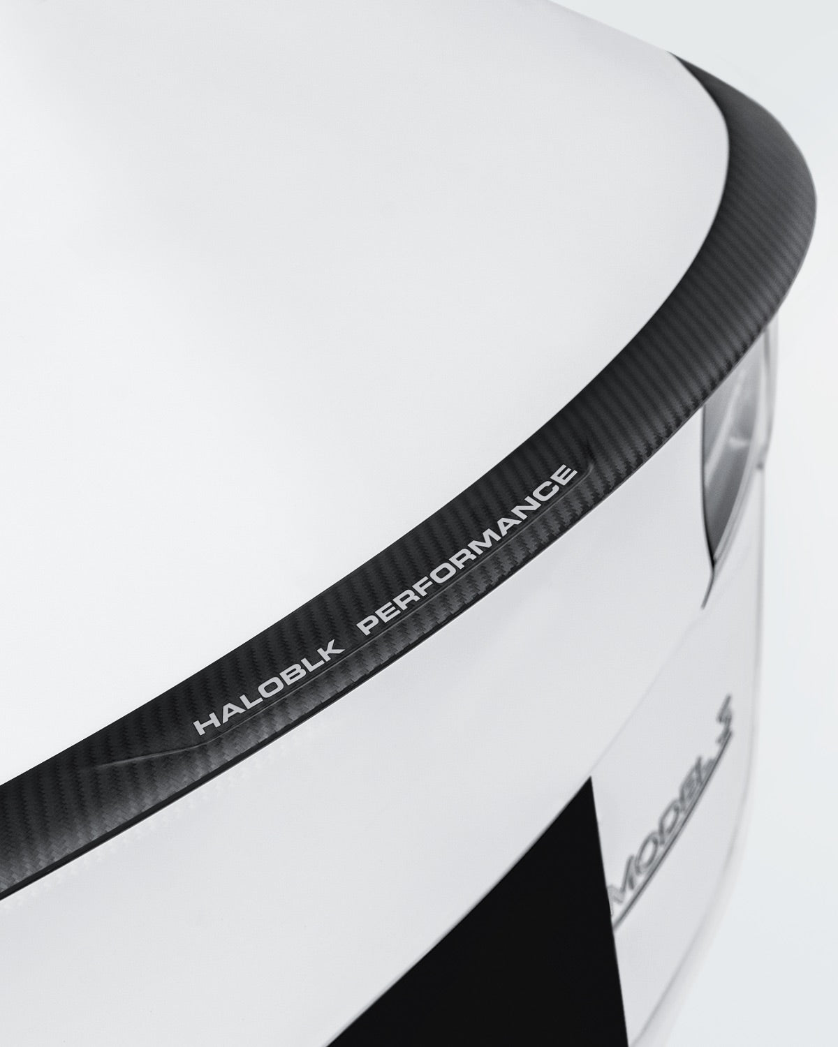 HALOBLK 黑洛 Model 3/Y/煥新版3/煥新版Y 真碳纖維尾翼 - 啞黑