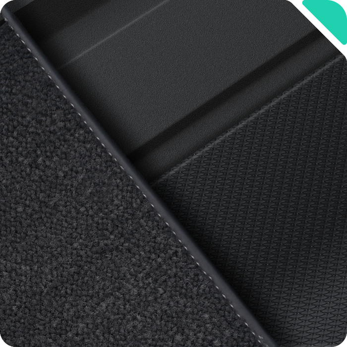 HALOBLK 黑洛 Model 3 Highland/ 煥新版3 超強史詩級雙層腳踏墊