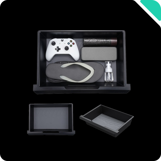 HALOBLK 黑洛 Model Y 座椅下儲物盒