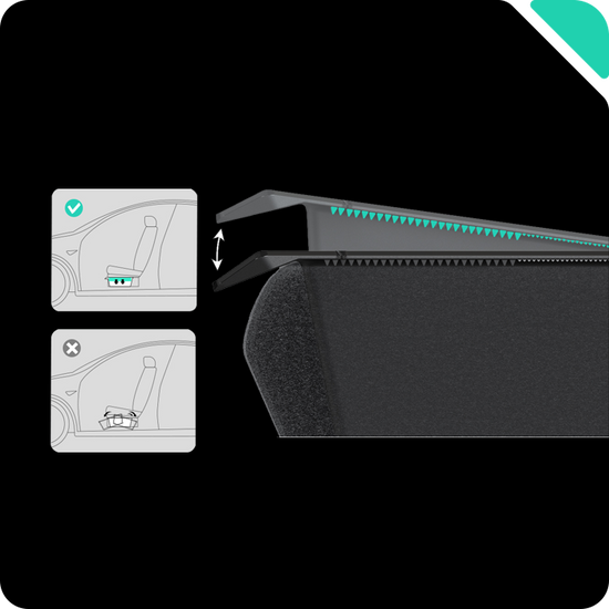 HALOBLK 黑洛 Model Y 座椅下儲物盒