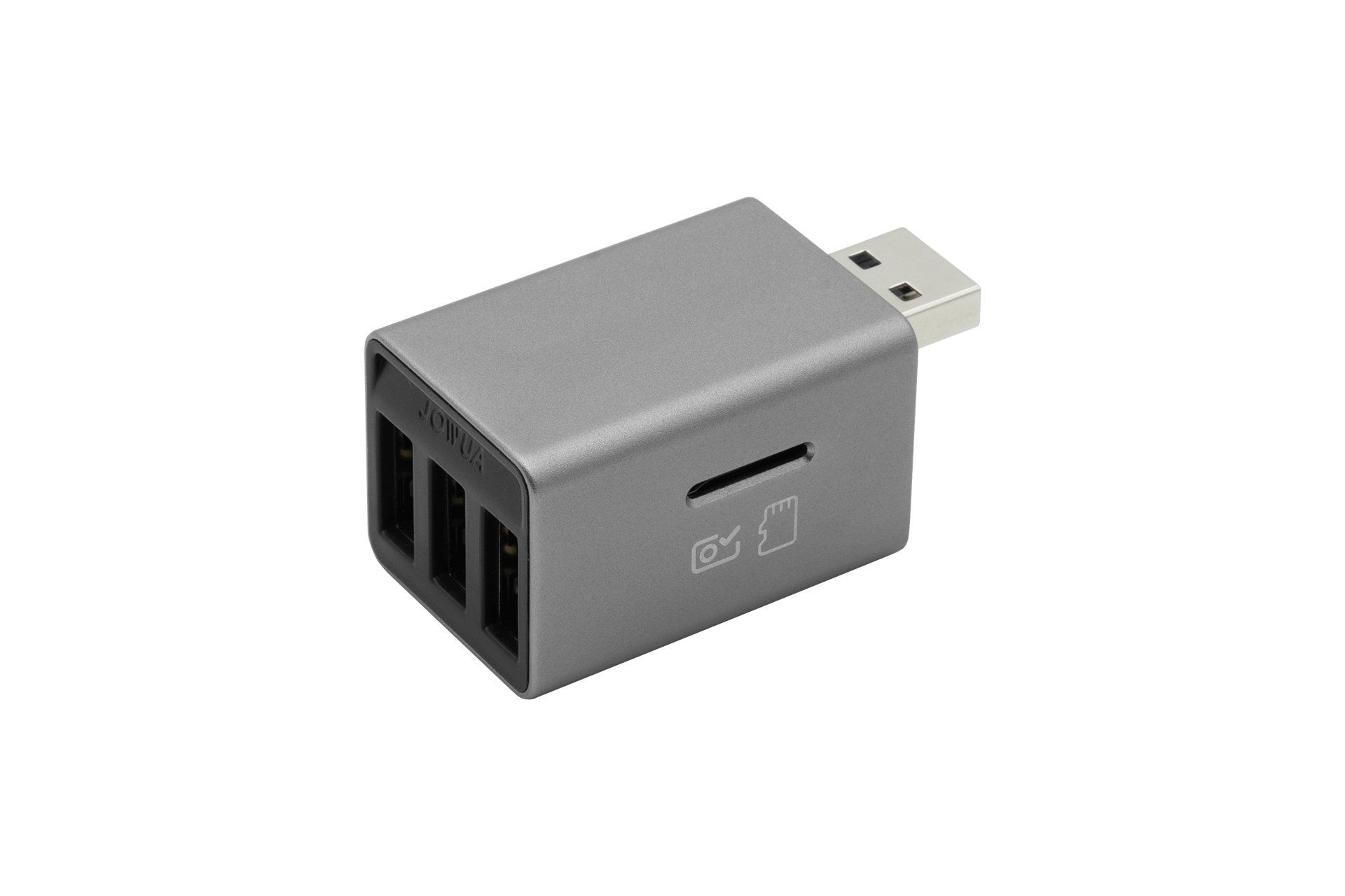 JOWUA 手套箱專用 3 Port 集線器 + 讀卡器