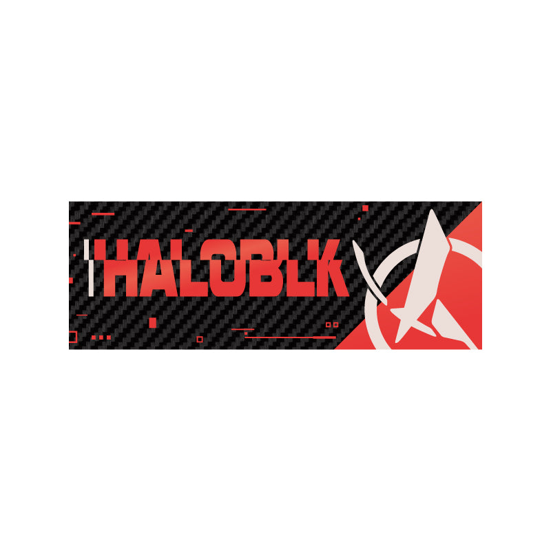 HALOBLK 黑洛  2025新款碳纖維車尾門貼標