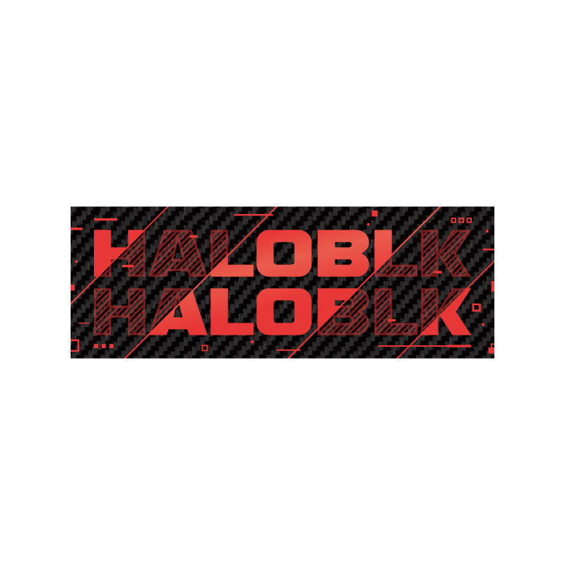 HALOBLK 黑洛  2025新款碳纖維車尾門貼標