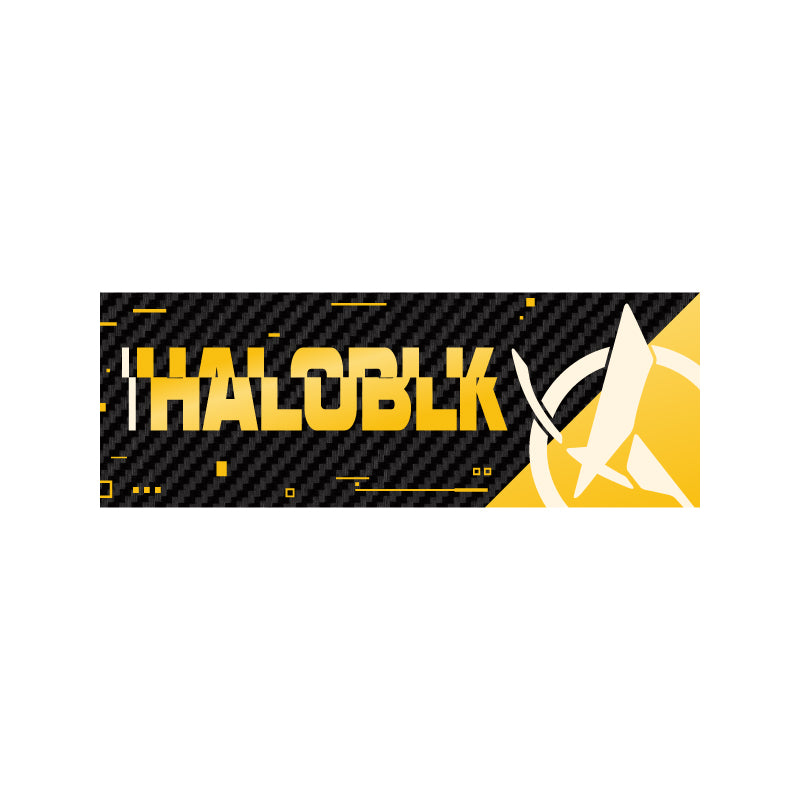 HALOBLK 黑洛  2025新款碳纖維車尾門貼標