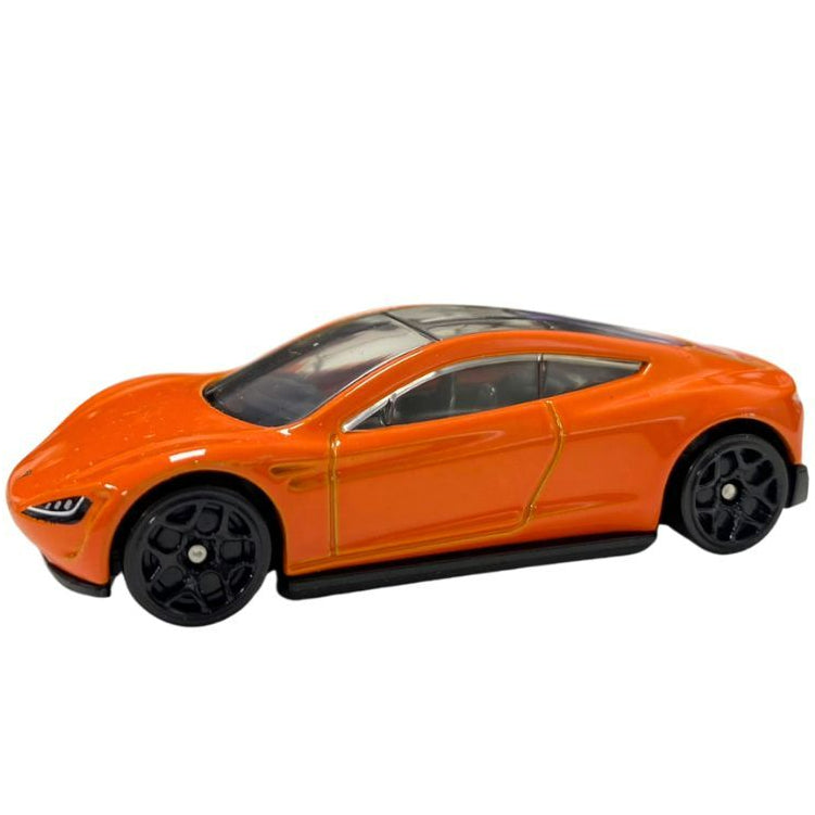Hot Wheels Tesla Roadster HW Exotics 162 風火輪 銀/橘
