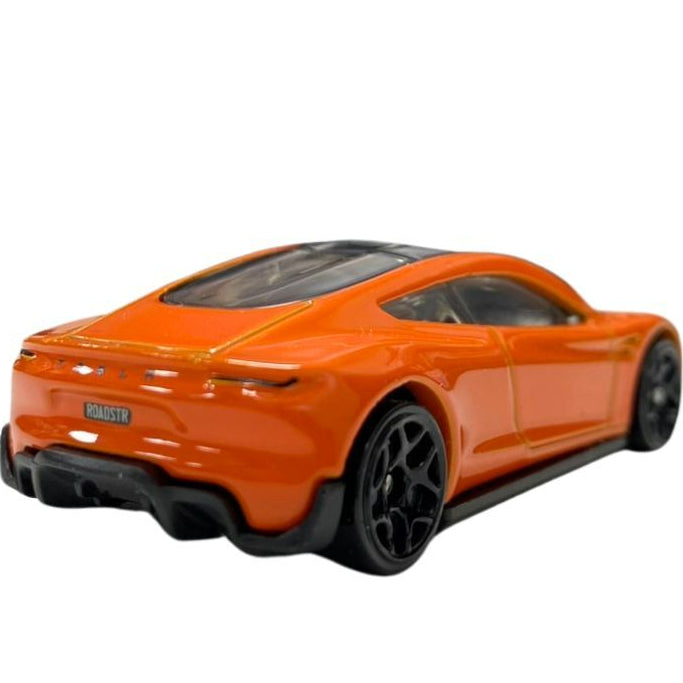 Hot Wheels Tesla Roadster HW Exotics 162 風火輪 銀/橘