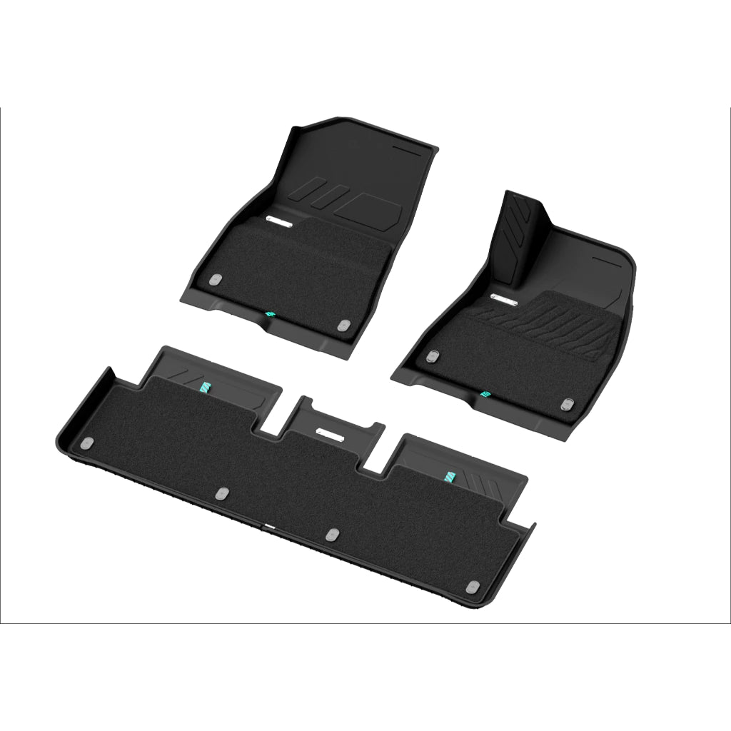 HALOBLK 黑洛 Model 3 Highland/ 煥新版3 超強史詩級雙層腳踏墊