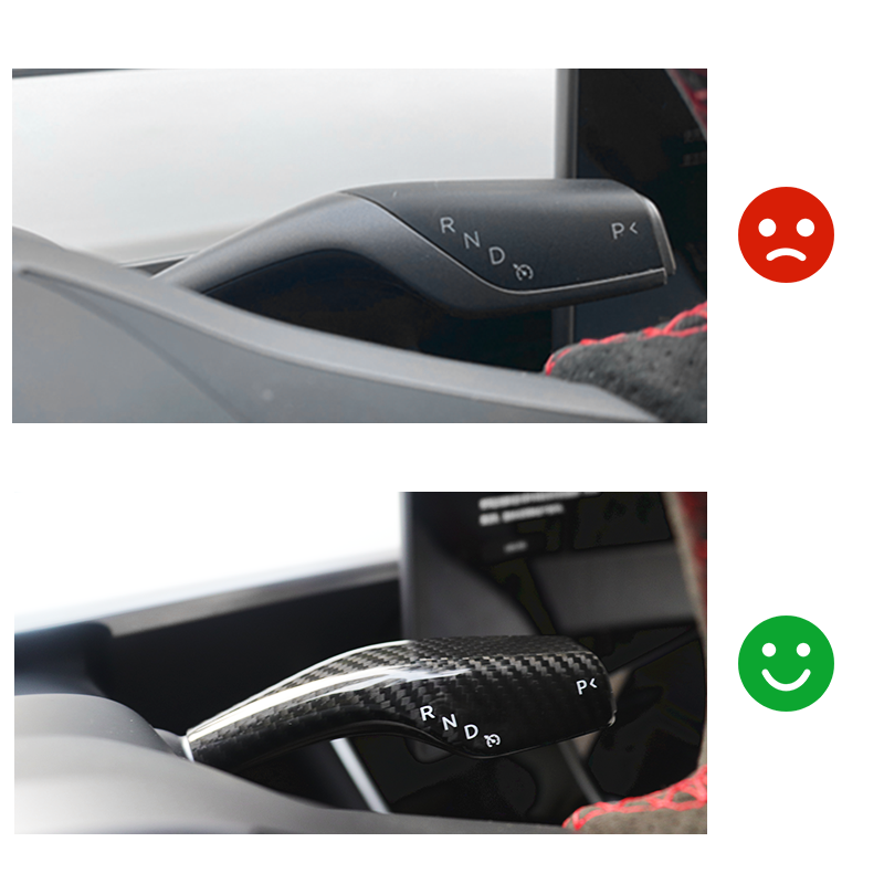 TPARTS Model 3/Y 真碳纖維檔桿