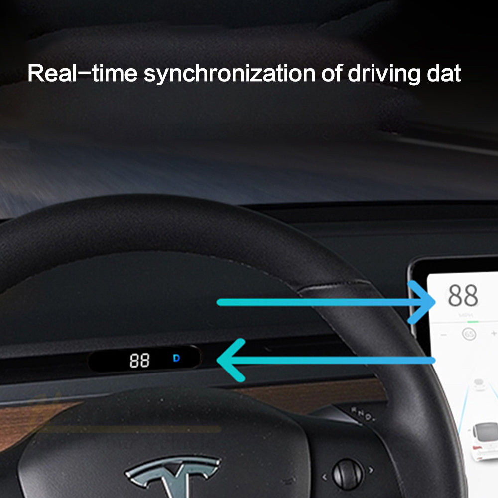 Hansshow Model 3/Y 儀表板隱藏式HUD