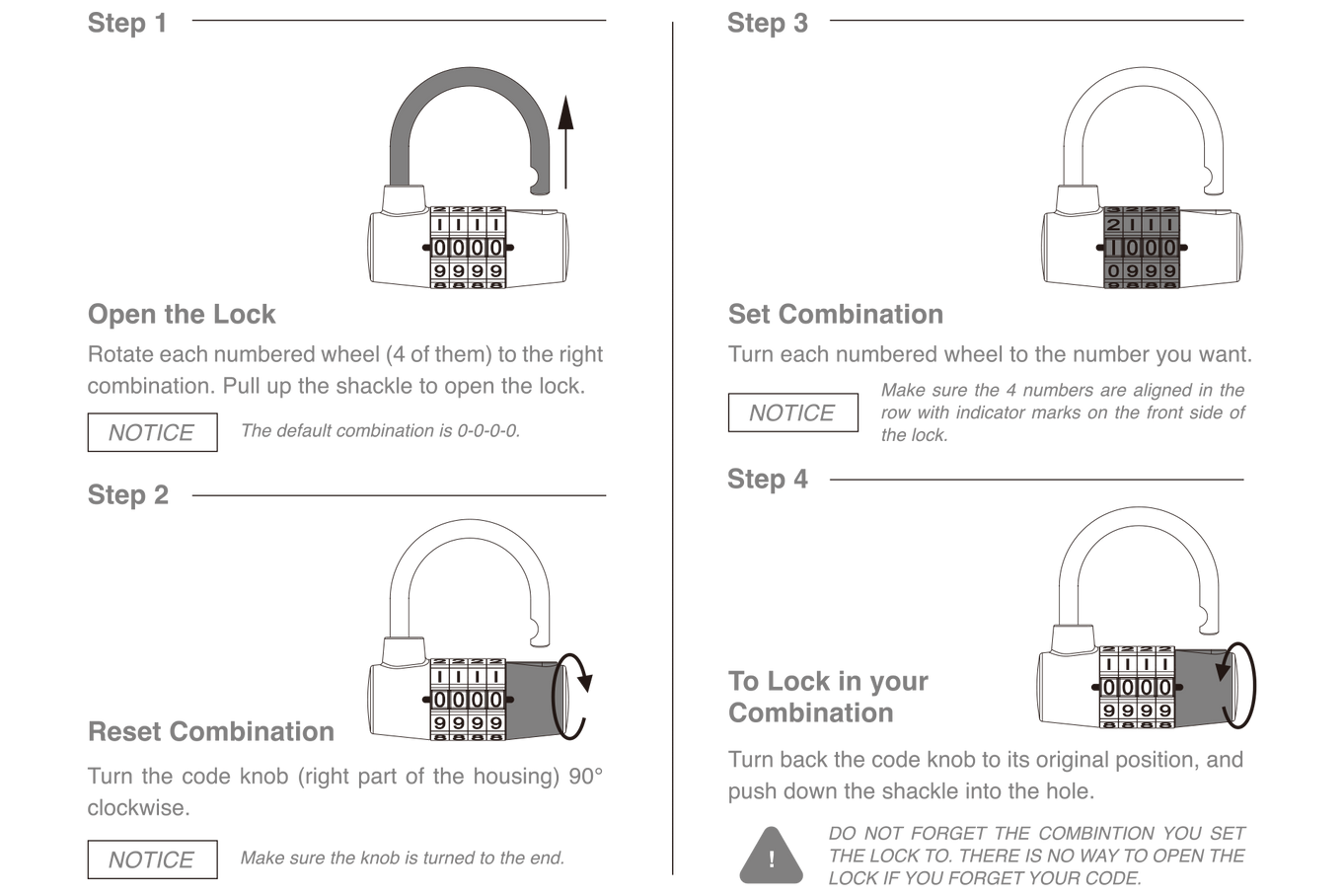 Jowua 充電轉接頭密碼鎖