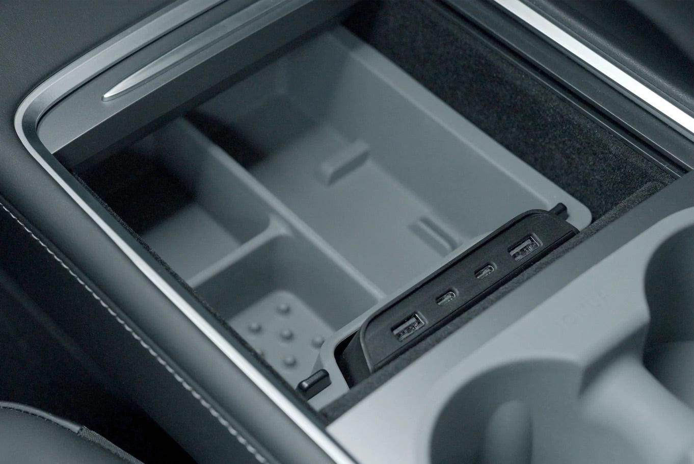 Jowua Model 3/Y 中控收納盒(2021-2023)